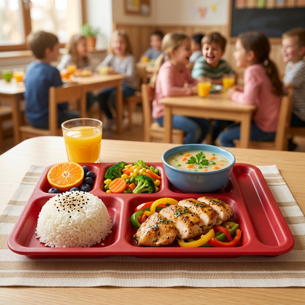 Khay thức ăn dinh dưỡng dinh dưỡng